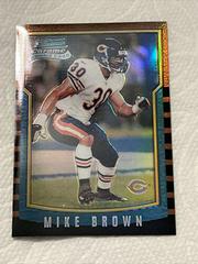 Mike Brown [Refractor] Football Cards 2000 Bowman Chrome Prices