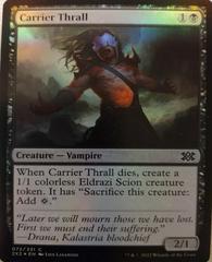 Carrier Thrall [Foil] #72 Magic Double Masters 2022 Prices