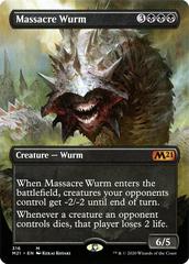 Massacre Wurm [Extended Art] Magic Core Set 2021 Prices