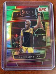 Anderson Silva [Green and Purple] #2 Ufc Cards 2022 Panini Select UFC Prices