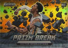Victor Wembanyama [Gold] #1 Basketball Cards 2023 Panini Prizm Draft Picks Break Prices