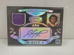 Sidney Rice [Signed Jersey Black Refractor] #BSRRA-SR Football Cards 2007 Bowman Sterling Prices
