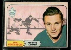 Paul Henderson Hockey Cards 1968 O-Pee-Chee Prices