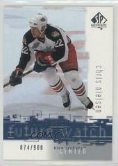 Chris Nielsen #141 Hockey Cards 2000 SP Authentic Prices