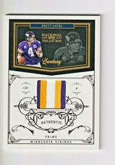 Brett Favre [Century Material] #81 Football Cards 2010 Playoff National Treasures Prices
