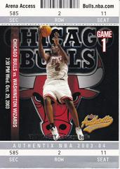 Eddy Curry Basketball Cards 2003 Fleer Authentix Prices