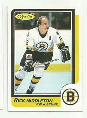 Rick Middleton #157 Hockey Cards 1986 O-Pee-Chee Prices