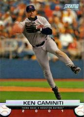Ken Caminiti #99 Baseball Cards 2001 Stadium Club Prices