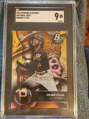 Oneil Cruz [Orange] #45 Baseball Cards 2023 Bowman Platinum Prices