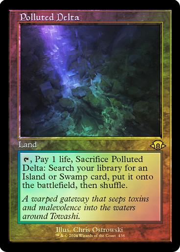 Polluted Delta [Foil] #438 Magic Modern Horizons 3