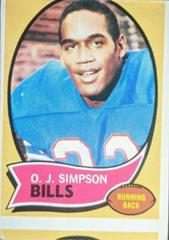 O.J. Simpson [Error] Football Cards 1970 Topps Prices