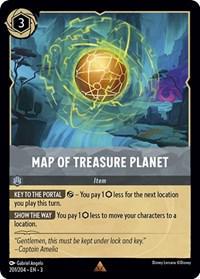 Map of Treasure Planet #201 Cover Art