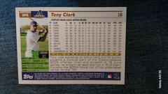 Back  | Tony Clark Baseball Cards 2005 Topps