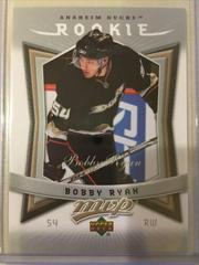 Bobby Ryan Hockey Cards 2007 Upper Deck MVP Prices