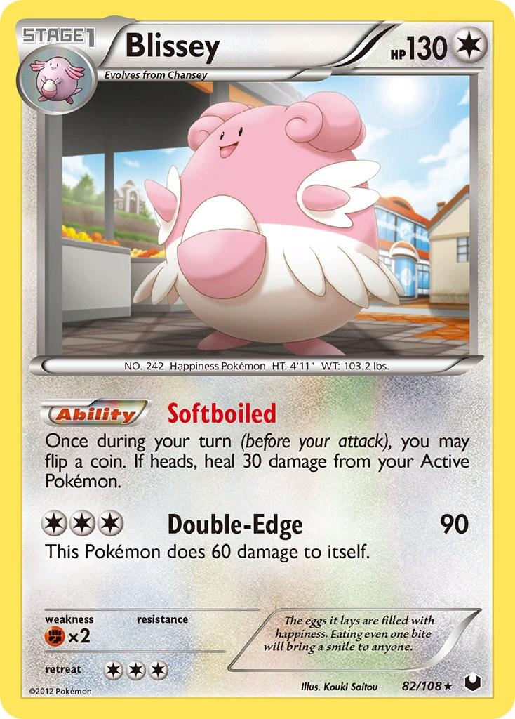 Blissey #82 Pokemon Dark Explorers