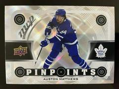 Auston Matthews Hockey Cards 2022 Upper Deck MVP Pinpoints Prices
