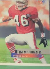 Tim McDonald Football Cards 1995 Stadium Club Prices