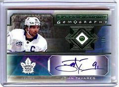 John Tavares [Emerald] Hockey Cards 2021 Upper Deck Black Diamond Gemography Prices