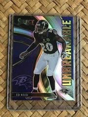 Ed Reed [Prizm] #U15 Football Cards 2020 Panini Select Unbreakable Prices