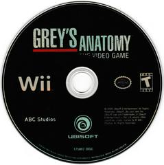 Game Disc | Grey's Anatomy The Video Game Wii