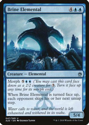 Brine Elemental [Foil] Magic Masters 25