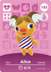 Alice #182 [Animal Crossing Series 2] Amiibo Cards Prices