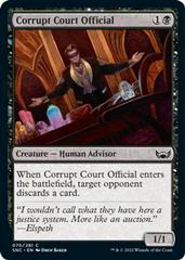 Corrupt Court Official [Foil] #70 Magic Streets of New Capenna Prices