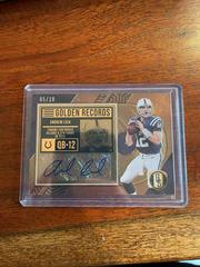 Andrew Luck Football Cards 2022 Panini Gold Standard Golden Records Signatures Prices