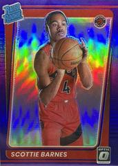 Scottie Barnes [Purple] #186 Basketball Cards 2021 Panini Donruss Optic Prices