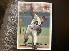 Mike Mussina #174 Baseball Cards 2001 Fleer Triple Crown Prices