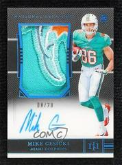 Mike Gesicki [Midnight] #183 Football Cards 2018 National Treasures Patch Autograph Prices