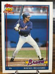 Rafael Belliard #9T Baseball Cards 1991 Topps Traded Tiffany Prices