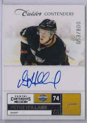 Peter Holland [Autograph] Hockey Cards 2011 Panini Contenders Prices