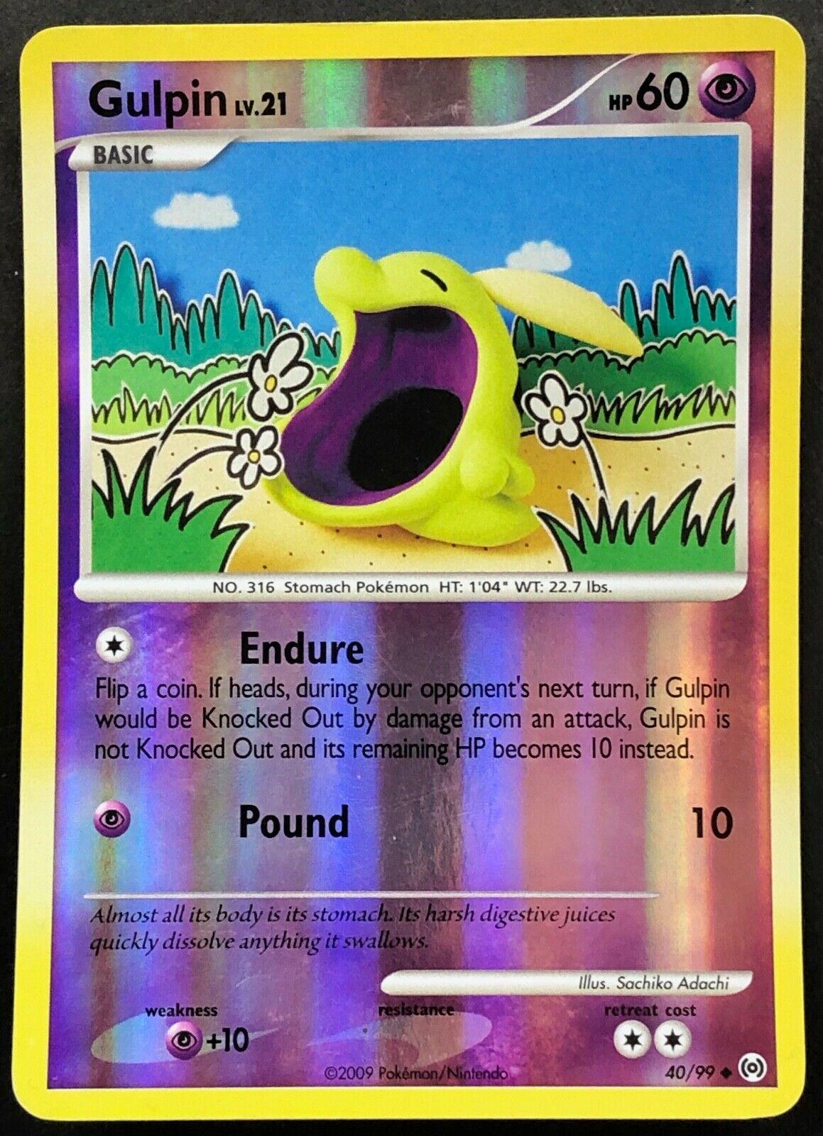 Gulpin [Reverse Holo] #40 Pokemon Arceus