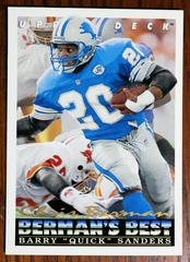Barry Sanders #441 Football Cards 1993 Upper Deck Prices