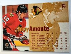 Backside | Tony Amonte Hockey Cards 1994 Fleer