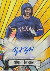 Wyatt Langford Baseball Cards 2023 Bowman Draft Glass Autographs Prices