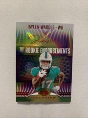 Jaylen Waddle [Red] #RE-8 Football Cards 2021 Panini Illusions Rookie Endorsements Autographs Prices