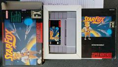 Box, Cartridge, Manual, And Tray | Star Fox Super Nintendo