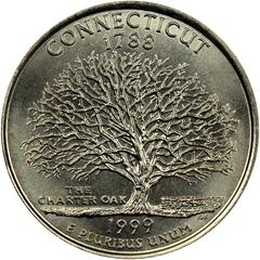 1999 P [CONNECTICUT] Coins State Quarter Prices
