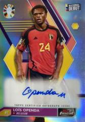 Lois Openda #BCA-LO Soccer Cards 2023 Topps Finest Road to UEFA EURO Autograph Prices