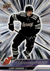 Luke Hughes [Outburst Silver] Hockey Cards 2023 Upper Deck Prices