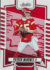 Patrick Mahomes II #3 Football Cards 2023 Panini Absolute Prices