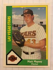 Matt Maysey #3 Baseball Cards 1990 CMC Las Vegas Stars Prices