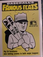 Royals/Bid Ed Delahanty #15 Baseball Cards 1986 Fleer Baseball's Famous Feats Prices
