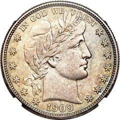 1909 Coins Barber Half Dollar Prices
