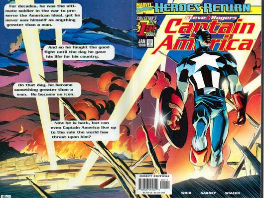 Captain America #1 (1998) Cover Art