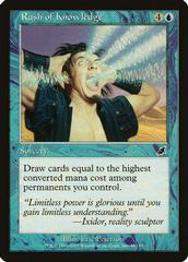 Rush of Knowledge [Foil] Magic Scourge Prices