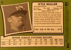 Rear | Kyle Muller Baseball Cards 2020 Topps Heritage Minor League