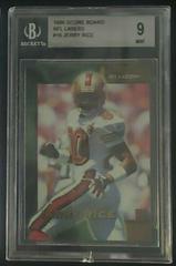 Jerry Rice Football Cards 1996 Panini Score Board NFL Lasers Prices